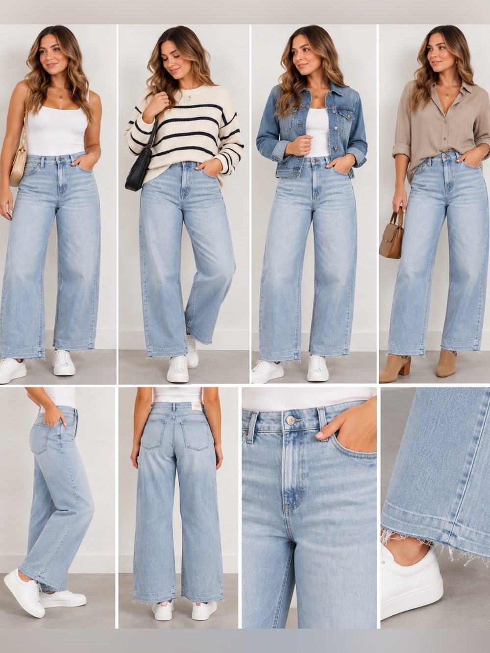 PAIGE Arellia Ankle High Rise Barrel Leg Jeans Light Wash Size 31 NWT
